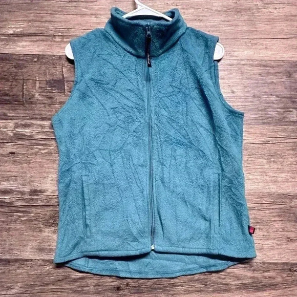 Woolrich Teal Fleece Womens Vest - Picture 1 of 4